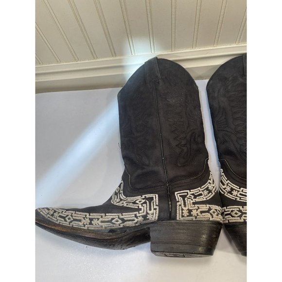 Black and White Western Boots main image 12
